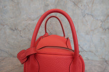 将图片加载到图库查看器,HERMES LINDY 30 Clemence leather Rose jaipur □R刻印 Shoulder bag 800010148