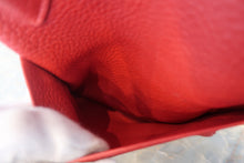 Load image into Gallery viewer, HERMES LINDY 34 Clemence leather Rouge casaque □Q Engraving Shoulder bag 700120131