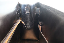 Load image into Gallery viewer, HERMES KELLY 28 Box carf leather Black 〇U Engraving Shoulder bag 700070192