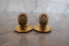 Load image into Gallery viewer, CHANEL CC mark earring Gold plate Gold Earring 600080074