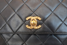 画像をギャラリービューアに読み込む, CHANEL/シャネル マトラッセショルダーバッグ ラムスキン ブラック/ゴールド金具 ショルダーバッグ 800070128