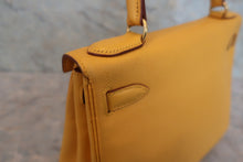 將圖片載入圖庫檢視器 HERMES/エルメス ケリー28 クシュベル ジョーヌ □A刻印 ショルダーバッグ 800010149