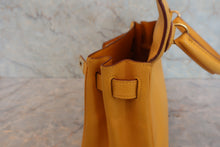 將圖片載入圖庫檢視器 HERMES/エルメス ケリー28 クシュベル ジョーヌ □A刻印 ショルダーバッグ 800010149