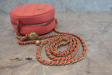 将图片加载到图库查看器,CHANEL/香奈儿 CF 圆形 链条包 羊皮 Pink/Gold hadware(粉色/金色金属) 肩背包 800040092