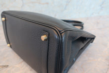 画像をギャラリービューアに読み込む, HERMES/エルメス バーキン30 トリヨンクレマンス ブラック □H刻印 ハンドバッグ 700070197