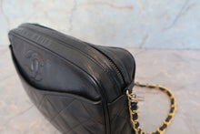 Load image into Gallery viewer, CHANEL Matelasse fringe chain shoulder bag Lambskin Black/Gold hadware Shoulder bag 700080205