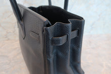 画像をギャラリービューアに読み込む, HERMES/エルメス バーキン30 トリヨンクレマンス ブラック □H刻印 ハンドバッグ 700070197