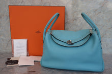 画像をギャラリービューアに読み込む, HERMES/エルメス リンディ34 トリヨンクレマンス ブルーアトール T刻印 ショルダーバッグ 700110056