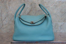 画像をギャラリービューアに読み込む, HERMES/エルメス リンディ34 トリヨンクレマンス ブルーアトール T刻印 ショルダーバッグ 700110056