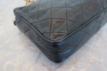 Load image into Gallery viewer, CHANEL Matelasse fringe chain shoulder bag Lambskin Black/Gold hadware Shoulder bag 700080205