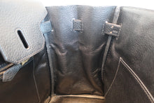 画像をギャラリービューアに読み込む, HERMES/エルメス バーキン30 トリヨンクレマンス ブラック □H刻印 ハンドバッグ 700070197