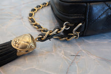 Load image into Gallery viewer, CHANEL Matelasse fringe chain shoulder bag Lambskin Black/Gold hadware Shoulder bag 700080205