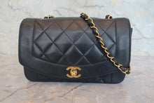 画像をギャラリービューアに読み込む, CHANEL/シャネル ダイアナマトラッセチェーンショルダーバッグ ラムスキン ブラック/ゴールド金具 ショルダーバッグ 800030050