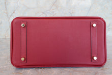 將圖片載入圖庫檢視器 HERMES/エルメス バーキン30 ヴォーエプソン ルージュグレナ A刻印 ハンドバッグ 700100036