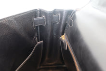將圖片載入圖庫檢視器 HERMES/エルメス ケリー28 ボックスカーフ ブラック 〇S刻印 ハンドバッグ 800070085