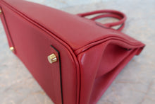 將圖片載入圖庫檢視器 HERMES/エルメス バーキン30 ヴォーエプソン ルージュグレナ A刻印 ハンドバッグ 700100036