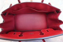 將圖片載入圖庫檢視器 HERMES/エルメス バーキン30 ヴォーエプソン ルージュグレナ A刻印 ハンドバッグ 700100036