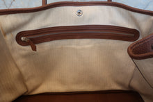 Load image into Gallery viewer, HERMES  GARDEN PARTY PM Negonda leather Brown □Q Engraving Tote bag 700080201
