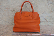 将图片加载到图库查看器,HERMES/BOLIDE 31 Clemence leather Orange □J刻印 Shoulder bag 7000120211