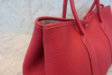 画像をギャラリービューアに読み込む, HERMES/エルメス ガーデンパーティPM ネゴンダ ルージュカザック T刻印 トートバッグ 700120124