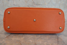 将图片加载到图库查看器,HERMES/BOLIDE 31 Clemence leather Orange □J刻印 Shoulder bag 7000120211