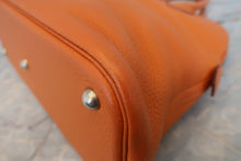 将图片加载到图库查看器,HERMES/BOLIDE 31 Clemence leather Orange □J刻印 Shoulder bag 7000120211