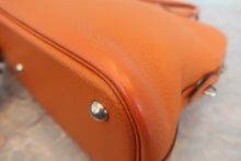 将图片加载到图库查看器,HERMES/BOLIDE 31 Clemence leather Orange □J刻印 Shoulder bag 7000120211