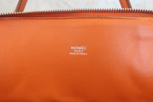 将图片加载到图库查看器,HERMES/BOLIDE 31 Clemence leather Orange □J刻印 Shoulder bag 7000120211