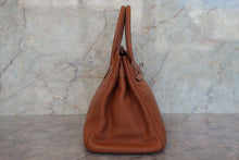 画像をギャラリービューアに読み込む, HERMES/エルメス バーキン30 ヴォースイフト ゴールド □L刻印 ハンドバッグ 700070268