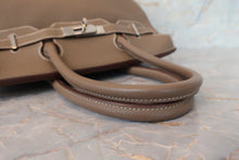 Load image into Gallery viewer, HERMES BIRKIN 30 Togo leather Etoupe gray R Engraving Hand bag 700100005
