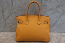 Load image into Gallery viewer, HERMES BIRKIN 30 Clemence leather Jaune d'or □Q Engraving Hand bag 700120133