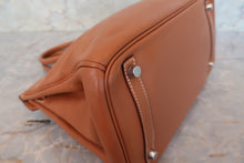 画像をギャラリービューアに読み込む, HERMES/エルメス バーキン30 ヴォースイフト ゴールド □L刻印 ハンドバッグ 700070268