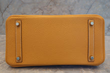 Load image into Gallery viewer, HERMES BIRKIN 30 Clemence leather Jaune d'or □Q Engraving Hand bag 700120133
