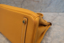 Load image into Gallery viewer, HERMES BIRKIN 30 Clemence leather Jaune d'or □Q Engraving Hand bag 700120133