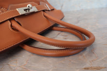 画像をギャラリービューアに読み込む, HERMES/エルメス バーキン30 ヴォースイフト ゴールド □L刻印 ハンドバッグ 700070268