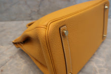 Load image into Gallery viewer, HERMES BIRKIN 30 Clemence leather Jaune d'or □Q Engraving Hand bag 700120133