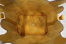 将图片加载到图库查看器,HERMES PICOTIN LOCK PM Tressage Epsom leather Jaune ambre/Brique/White C刻印 Hand bag 800040068