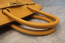 Load image into Gallery viewer, HERMES BIRKIN 30 Clemence leather Jaune d'or □Q Engraving Hand bag 700120133