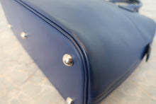 將圖片載入圖庫檢視器 HERMES/エルメス ボリード31 ボックスカーフ ブルー □J刻印 ハンドバッグ 800010167