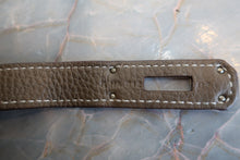 Load image into Gallery viewer, HERMES BIRKIN 30 Togo leather Etoupe gray R Engraving Hand bag 700100005