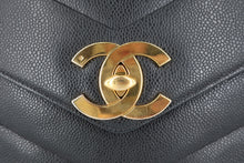 画像をギャラリービューアに読み込む, CHANEL/シャネル Vステッチチェーンショルダーバッグ キャビアスキン ブラック/ゴールド金具 ショルダーバッグ 800100154