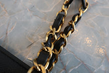 Load image into Gallery viewer, CHANEL Triple CC Chain shoulder Caviar skin Black/Gold hadware Shoulder bag 800060041