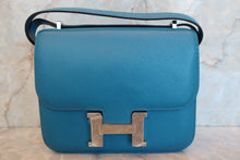 將圖片載入圖庫檢視器 HERMES/エルメス コンスタンス3 ミニ ヴォーエプソン ブルーイズミール T刻印 ショルダーバッグ 700010026
