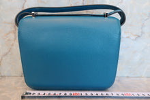將圖片載入圖庫檢視器 HERMES/エルメス コンスタンス3 ミニ ヴォーエプソン ブルーイズミール T刻印 ショルダーバッグ 700010026