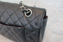 画像をギャラリービューアに読み込む, CHANEL/シャネル マトラッセWフラップWチェーンショルダーバッグ キャビアスキン ブラック/シルバー金具 ショルダーバッグ 800050063