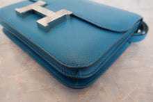 將圖片載入圖庫檢視器 HERMES/エルメス コンスタンス3 ミニ ヴォーエプソン ブルーイズミール T刻印 ショルダーバッグ 700010026