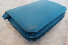 將圖片載入圖庫檢視器 HERMES/エルメス コンスタンス3 ミニ ヴォーエプソン ブルーイズミール T刻印 ショルダーバッグ 700010026