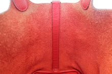 Load image into Gallery viewer, HERMES PICOTIN LOCK PM Clemence leather Rouge casaque C Engraving Hand bag 800070096