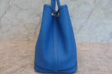 将图片加载到图库查看器,HERMES GARDEN PARTY TPM Negonda leather Blue hydra □P刻印 Tote bag 700080198
