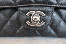 画像をギャラリービューアに読み込む, CHANEL/シャネル マトラッセWフラップWチェーンショルダーバッグ キャビアスキン ブラック/シルバー金具 ショルダーバッグ 800050063